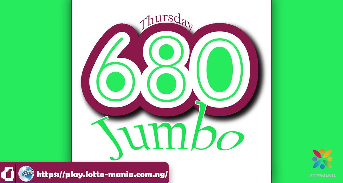 Lottomania_NG's tweet photo. It's #FORTUNETHURSDAY today in the 5/90 game & #JUMBOTHURSDAY in the 6/80.
PLAY NOW @ https://t.co/wegCZTKlI1
IT'S YOUR TIME!
#tbt #Lottomania #LOTTO #DAILYHAMMER #Naijavirals #NowPlaying #NEWS #np #WorldCup #win #POR #PORMAR #WorldRefugeeDay #President #Executive #IRNESP #NASS https://t.co/N37PUZcWOv