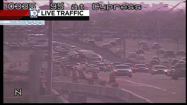 Broken down car causing a lot of traffic on I-95 SB at Cypress Creek Rd #traffic https://t.co/mUzy9D5NAO