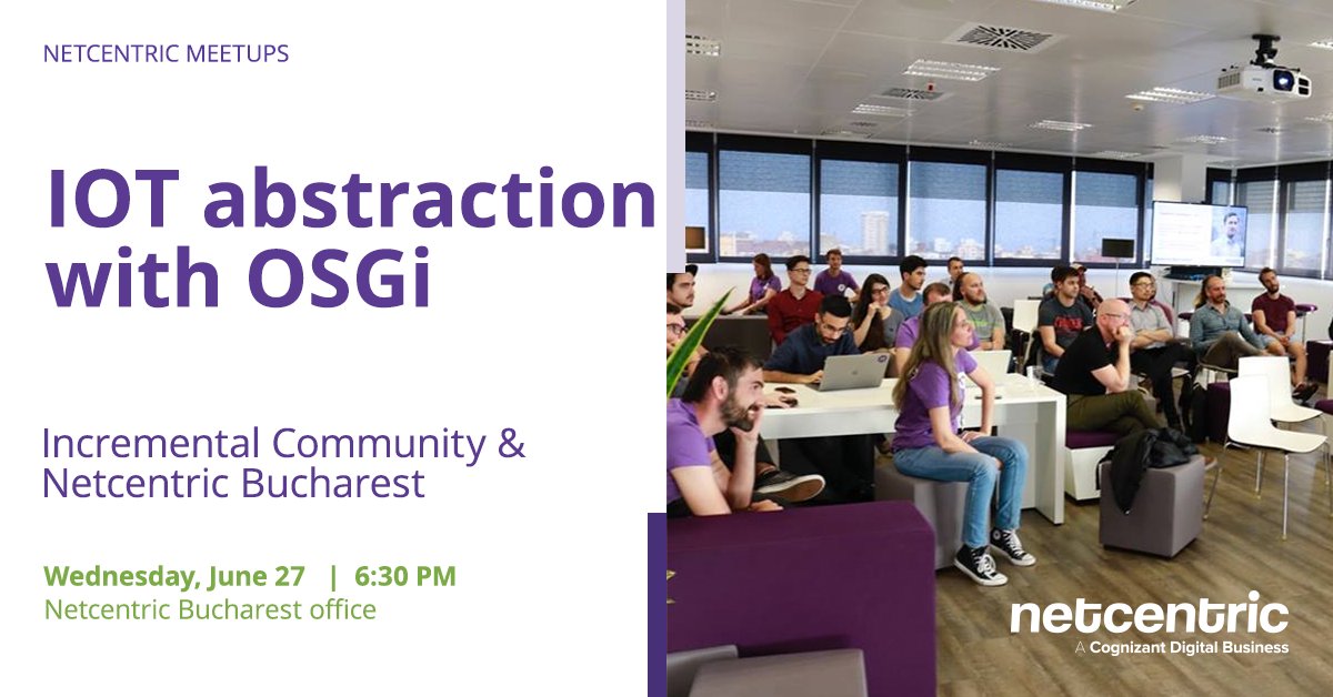 NetcentricHQ's tweet photo. Netcentric and Incremental Community will be joint-hosting June’s meetup at the Netcentric Bucharest office.  

Sign up here: https://t.co/qIR7hvz2Zz

#LifeAtNetcentric #Techmeetup #bucharestmeetup
@incremental_com @bucharest_jug https://t.co/ICzKugrNH0