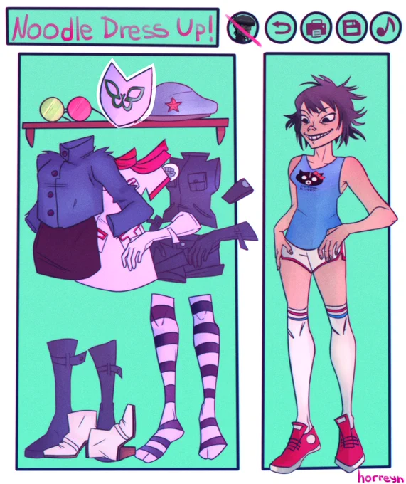 👗👚🥾❓
#gorillaz 