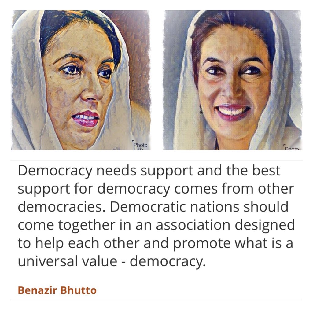 Happy Birthday to Shaheed Benazir Bhutto Saheba 