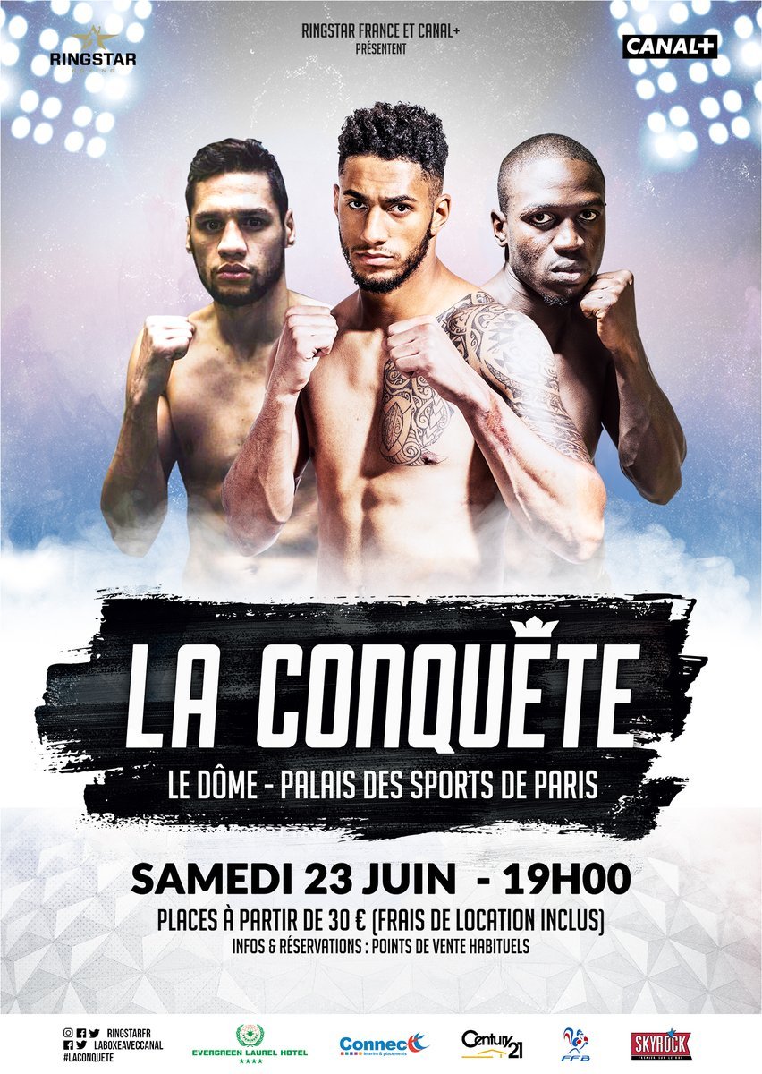 CanalplusCombat's tweet photo. J-3 👀
#LaConquête #Yoka #RingStarFR #LaBoxeAvecCanal https://t.co/4z13Nm3u6j