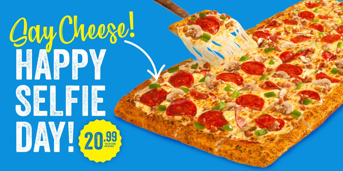 Greco Pizza Happy National Selfie Day Grecoville Take A Pic With A 24 Slice Party Pizza Only 99 Selfieday Grecopizza