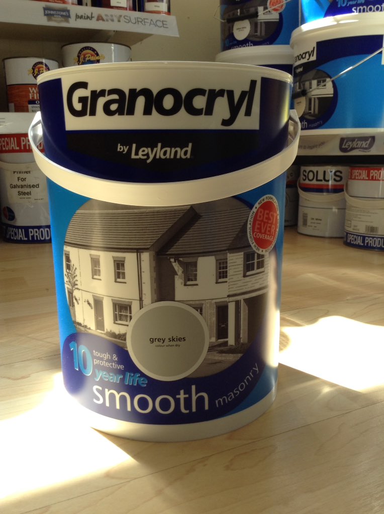granocryl masonry paint blue