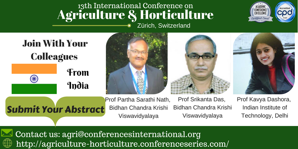 13ª conferencia internacional sobre agricultura y horticultura