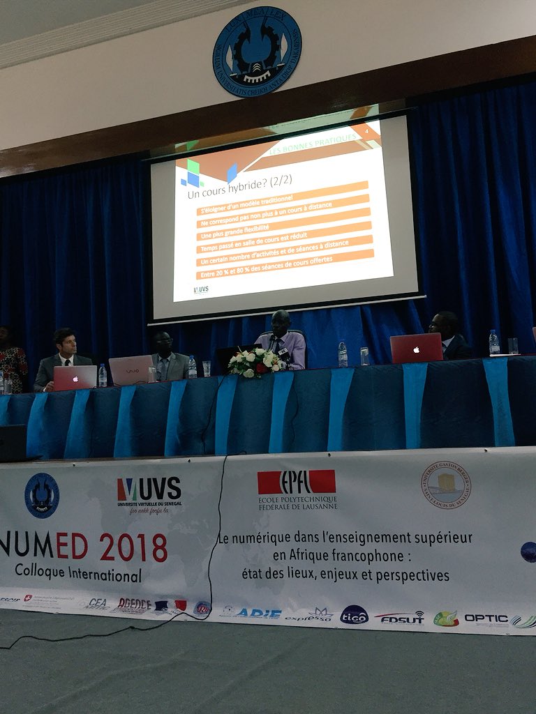 Université Virtuelle Du Sénégal On Twitter Pr Alassane - 