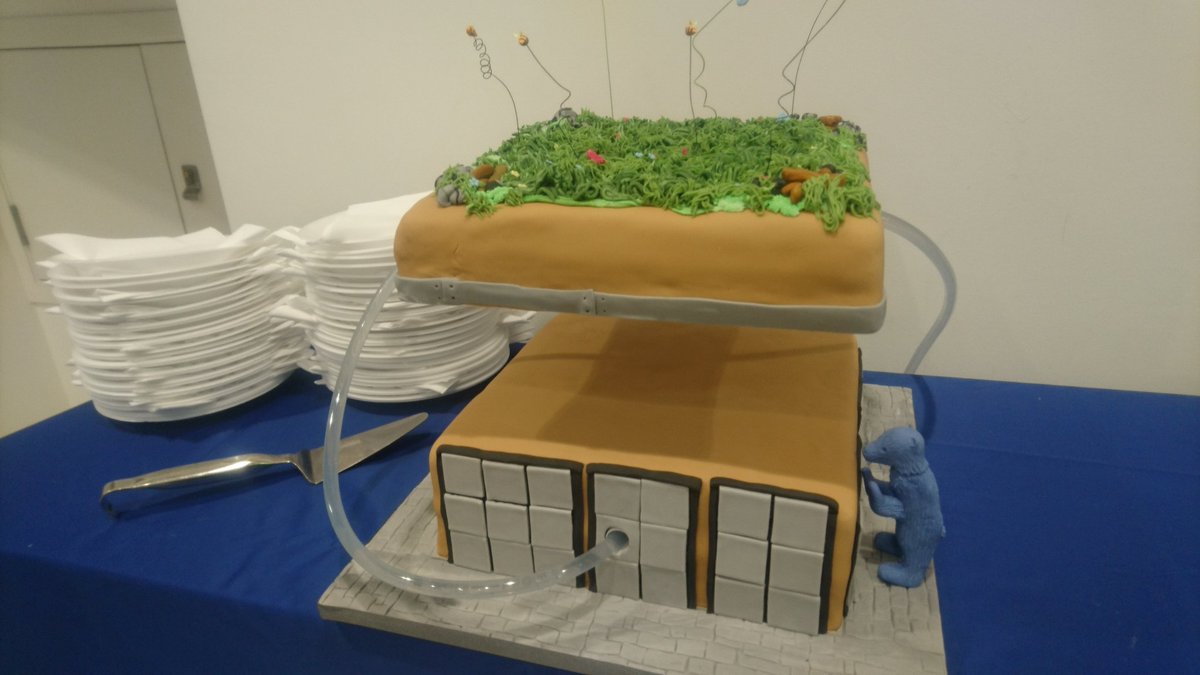New <a href="/unibirmingham/">Uni of Birmingham</a> #energyefficient water-cooled data centre for <a href="/uob_rescomp/">uob_rescomp</a> as modelled in #cake, including nice eco-roof. Launch and tours today, with talk from me on links to <a href="/bhamenergy/">Birmingham Energy</a>