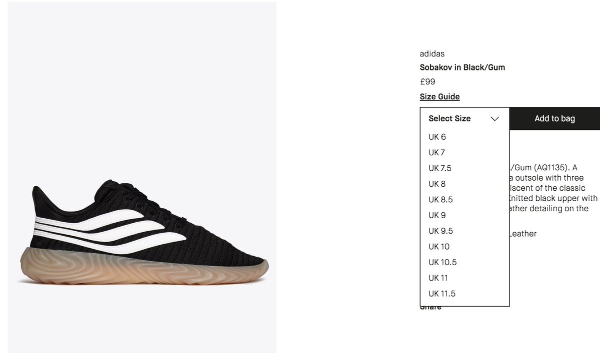 adidas sobakov 39