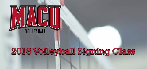 MACUathletics's tweet photo. VB: @MACU_Volleyball Adds 10 to 2018 Roster
 - https://t.co/y5ndUJFi5d https://t.co/Nok39u8dBp