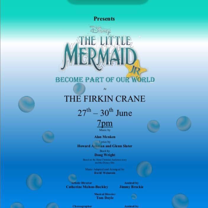 CadaCork's tweet photo. Make a date next week for the Firkin Crane from Wednesday 27th June to Saturday 30th June with “The Little Mermaid”
Make next week at the Firkin Crane be a Part of Your World https://t.co/UWd4dfGLXn