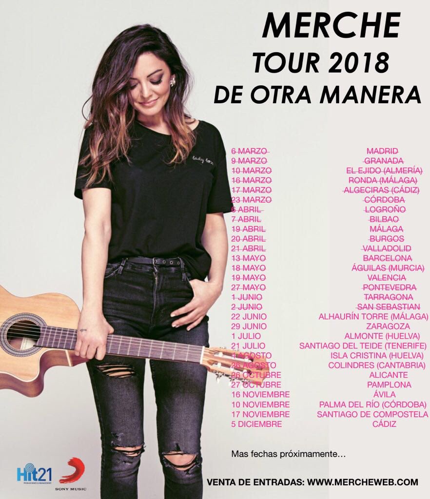 MercheOficial's tweet photo. Atención fechas actualizadas!!! 🎼🎤🎸🕺🏽Este verano no paramos con este #TourDeOtraManera 😍😍😍 A cual vienes? #TeLoMereces https://t.co/OB9Dv4y5nj https://t.co/8JdUZVraFK