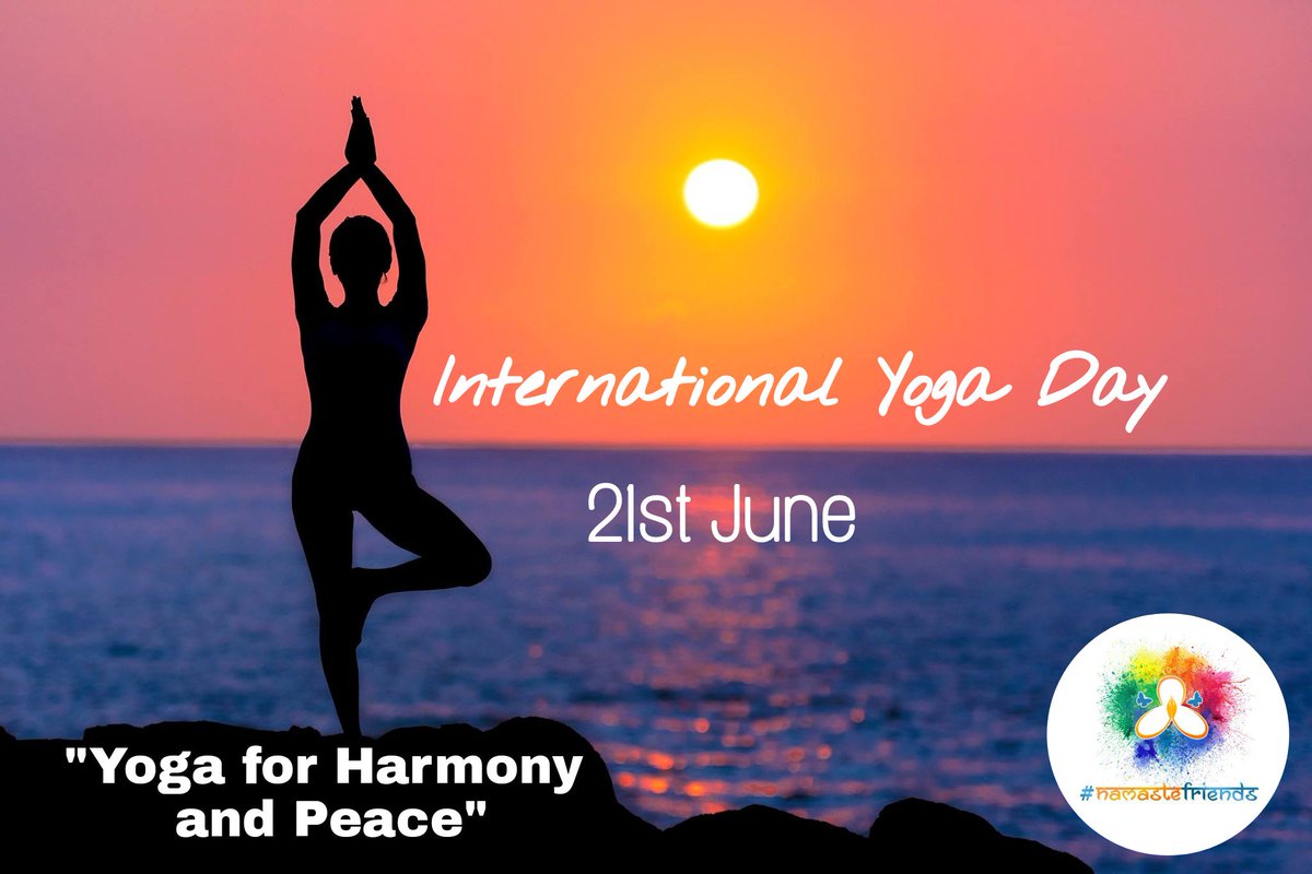 NamasteFriends_'s tweet photo. #YogaDay 🧘🏻‍♂️🧘🏻‍♀️ is celebrated annually on #21stJune since its inception in 2015. An #InternationalYogaDay was declared unanimously by the UNGA. 🙏🏼😊
#Namaste #health #love #peace #NamasteFriends #photooftheday #India #Намасте #йога #НамастеДрузья #Индия https://t.co/eZpqqPImN8