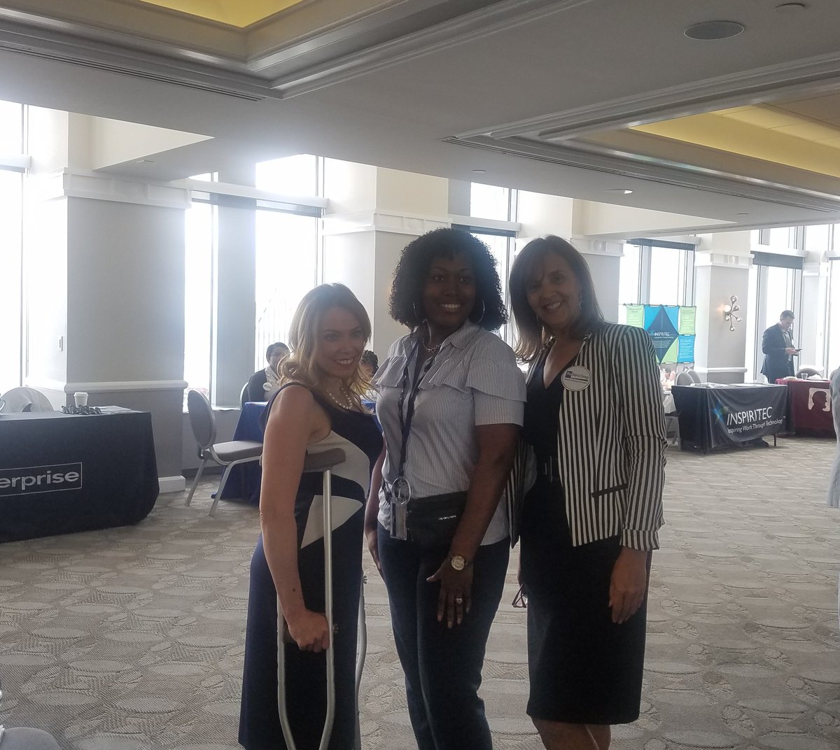 LenserfGroup's tweet photo. Excited to hear @SheilaShowPHL speak at the #TheSierraGroup @RecruitD annual job fair. #RecruitDisabilities #ExceedYourPotential https://t.co/KKdLeSZX2R