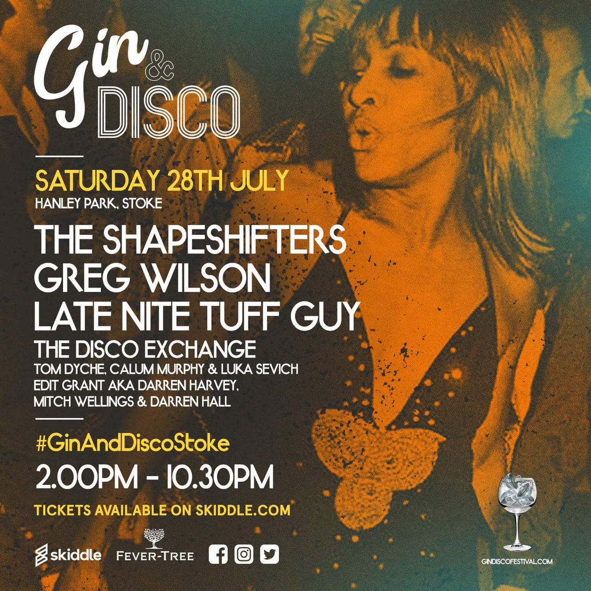 GlobalPathRec's tweet photo. @UKShapeshifters coming to #Stoke! #GregWilson, @LateNiteTuffGuy and more! What a lineup at the @GinAndDisco
#Festival! Final release tickets here: https://t.co/wFwZbaRL8N #GinAndDiscoStoke https://t.co/AzVfk7gUUt