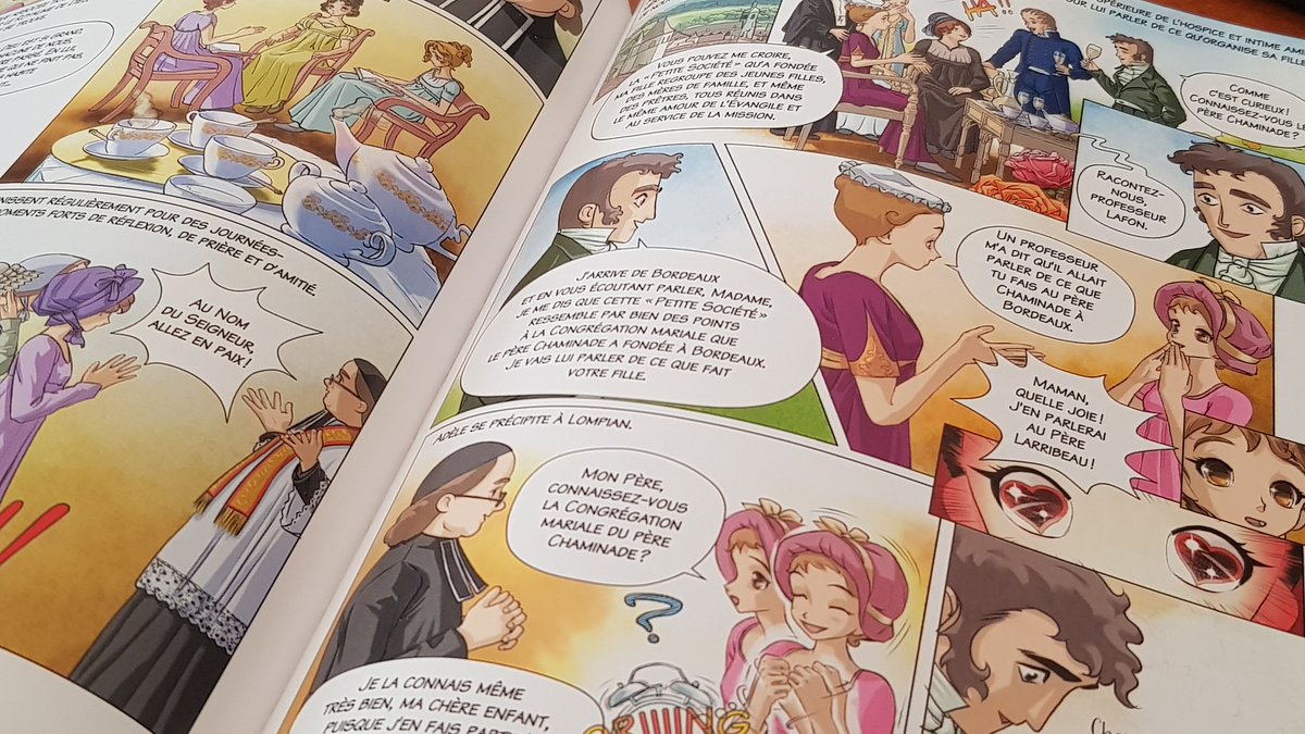 BeatAdele's tweet photo. La vie de Mère Adèle en #manga, on en rêvait, les religieuses #marianistes l'ont fait : "Adèle  de Batz de Trenquelléon, le zèle et le courage", est disponible sur la boutique de notre site https://t.co/klTlwJuxv9 ! Allez vite le commander ! #Béatification https://t.co/ahY90YPsr6