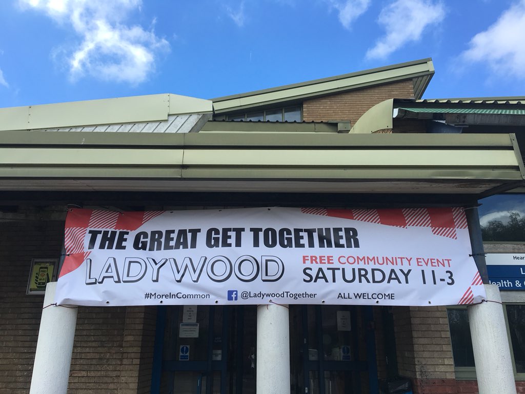 You coming to this on Saturday #Ladywood ? Looking forward to this <a href="/great_together/">Great Get Together</a> event because we have #MoreInCommon 15 Ladywood community organisations, faith groups, local heritage projects and artists. Free and everyone’s welcome! See you there 😀