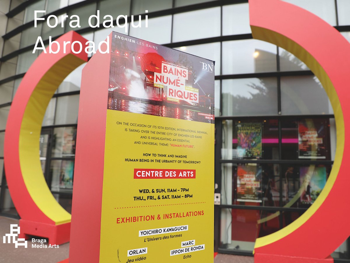 <a href="/bainsnumeriques/">Bains numériques</a> 🇨🇵 June 13-17 🇨🇵 Biennial of Digital Arts 🇨🇵 "Human Future"🇨🇵 <a href="/EnghienlesBains/">Enghien-les-Bains</a> 🇨🇵 Day 0 🇨🇵 youtu.be/jbEfC45TeNI