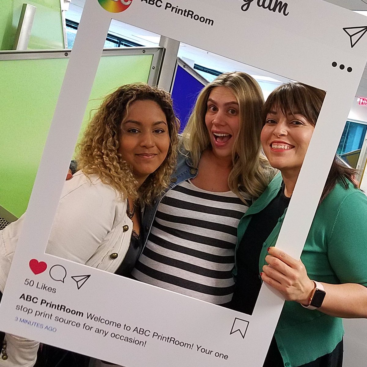 ABCPrintroom's tweet image. Loving it here at ABC on #NationalSelfieDay. Thank you to the accounting department for participating! Love those selfies!