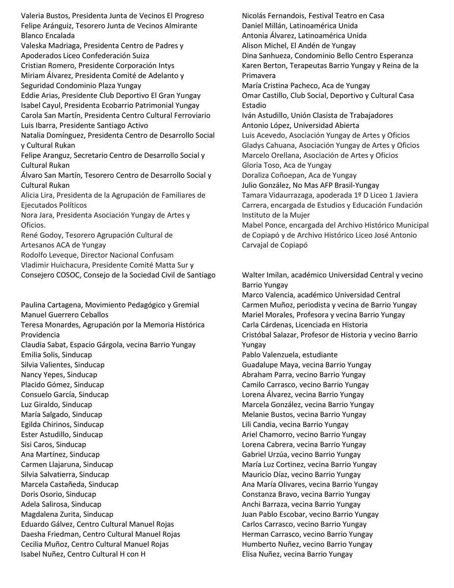 JVBarrioYungay's tweet photo. Ya somos más de 220 personas y organizaciones diciendo #NoAlCierreDelAmunategui 
9 diputados/as, 5 cores, 4 concejales/as, comunidad educativa, ex-estudiantes y vecinos apoyando.

Nos encontramos el sábado 23 de junio, 10am, en puerta. Voluntariado de limpieza y pintado de Liceo. https://t.co/GhnAvVdSPO