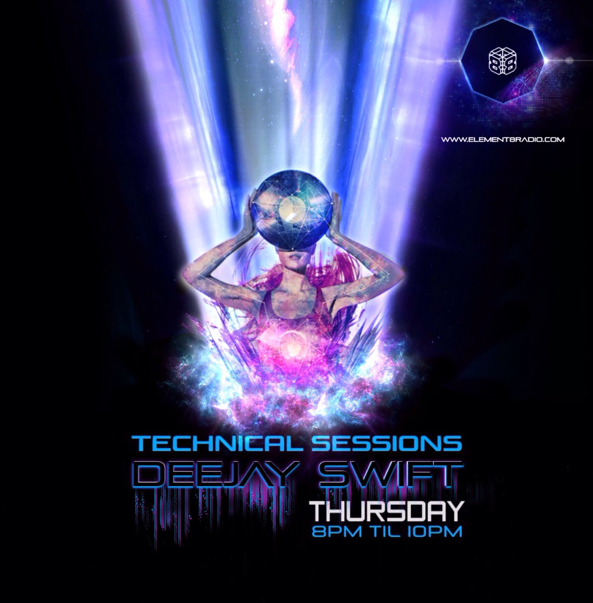 Element8Radio's tweet photo. Tonight from 8pm on Element8radio, with the Technical Sessions, @SWIFTDeejay #techno

Website:
https://t.co/jzdcUi4pTV 

Tunein:
https://t.co/SHywG0QYiq…
MyTuner:
https://t.co/DZqWinCXBR…

Streamfinder: 
https://t.co/vZp5fStoR5… https://t.co/RTeGVmWndK