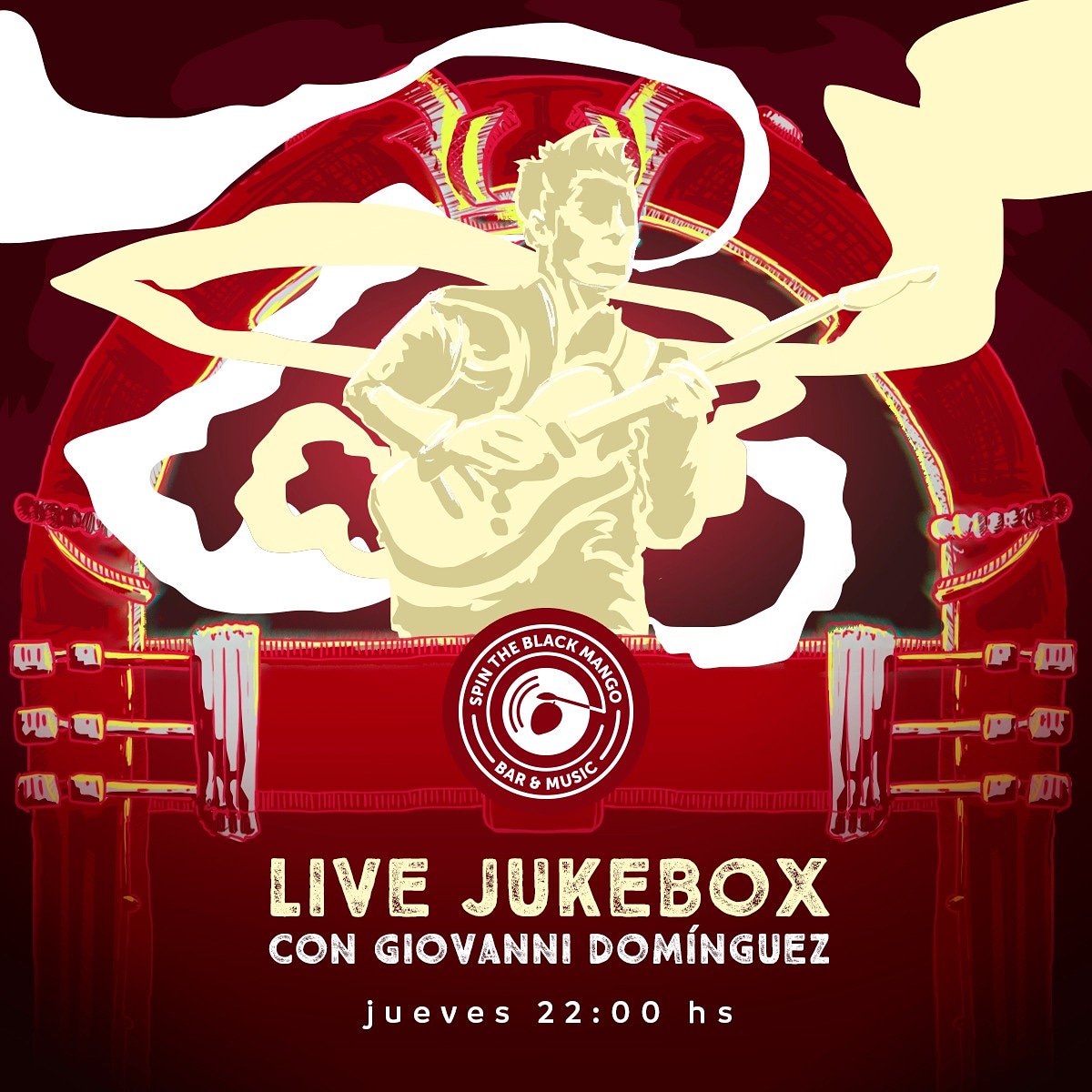 ElMangoNegro's tweet photo. Hoy tenemos #LiveJukeBox elegís una canción de la carta y @Bossambae la interpreta en vivo! 2 x 1 de Fernet y 2 x 1 de Gin Tonic! https://t.co/DCitgyQnTu