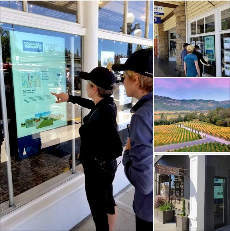 imageSurge is in Wine Country!

We were excited to install in two locations with <a href="/coldwellbanker/">Coldwell Banker</a> Brokers of the Valley in Napa and Saint Helena!

Within minutes, the #Interactive Storefront was attracting passersby and delivering leads at their St. Helena #RealEstate office.