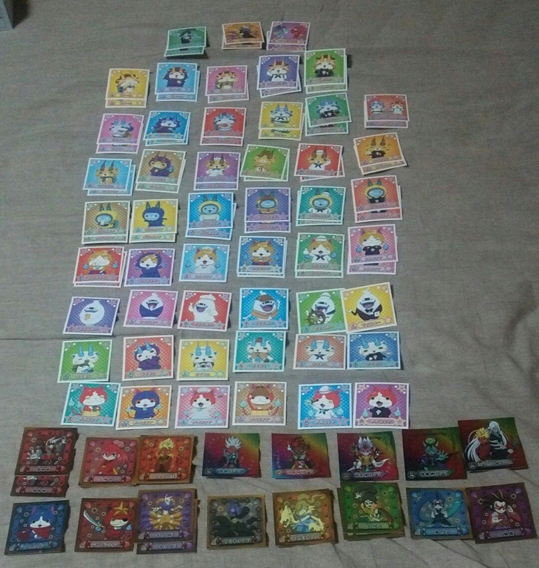 コマスク 昨日届いた妖怪ウォッチnewシールコレクション３ ２０パック の開封結果 ７０種類中６５種類揃いました しかもノーマルシールの方は５０種類全て揃いました T Co Jwhmluzpeh Twitter