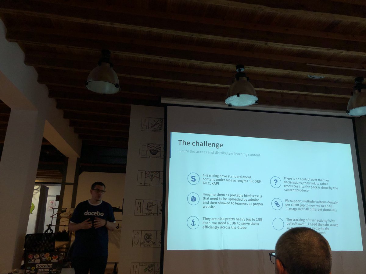 bianchiluca's tweet photo. Fabio Pirovano presenta Lambda @ Edge al #ServerlessItaly @goserverless https://t.co/wBGNVGfpuS