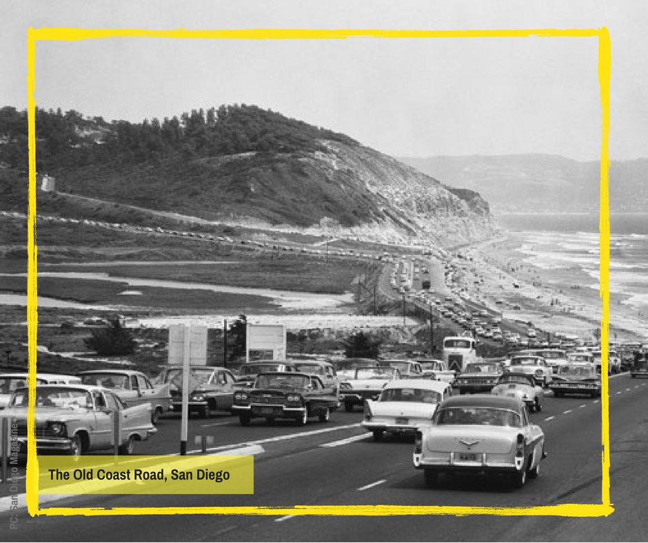 joinbounce's tweet photo. Did you know, auto-racing pioneer Barney Oldfield, tested cars for Henry Ford, along the coast road in San Diego, which was the predecessor of Highway 101 in San Diego? #ThrowbackThursday https://t.co/vI0Gz3qDlp