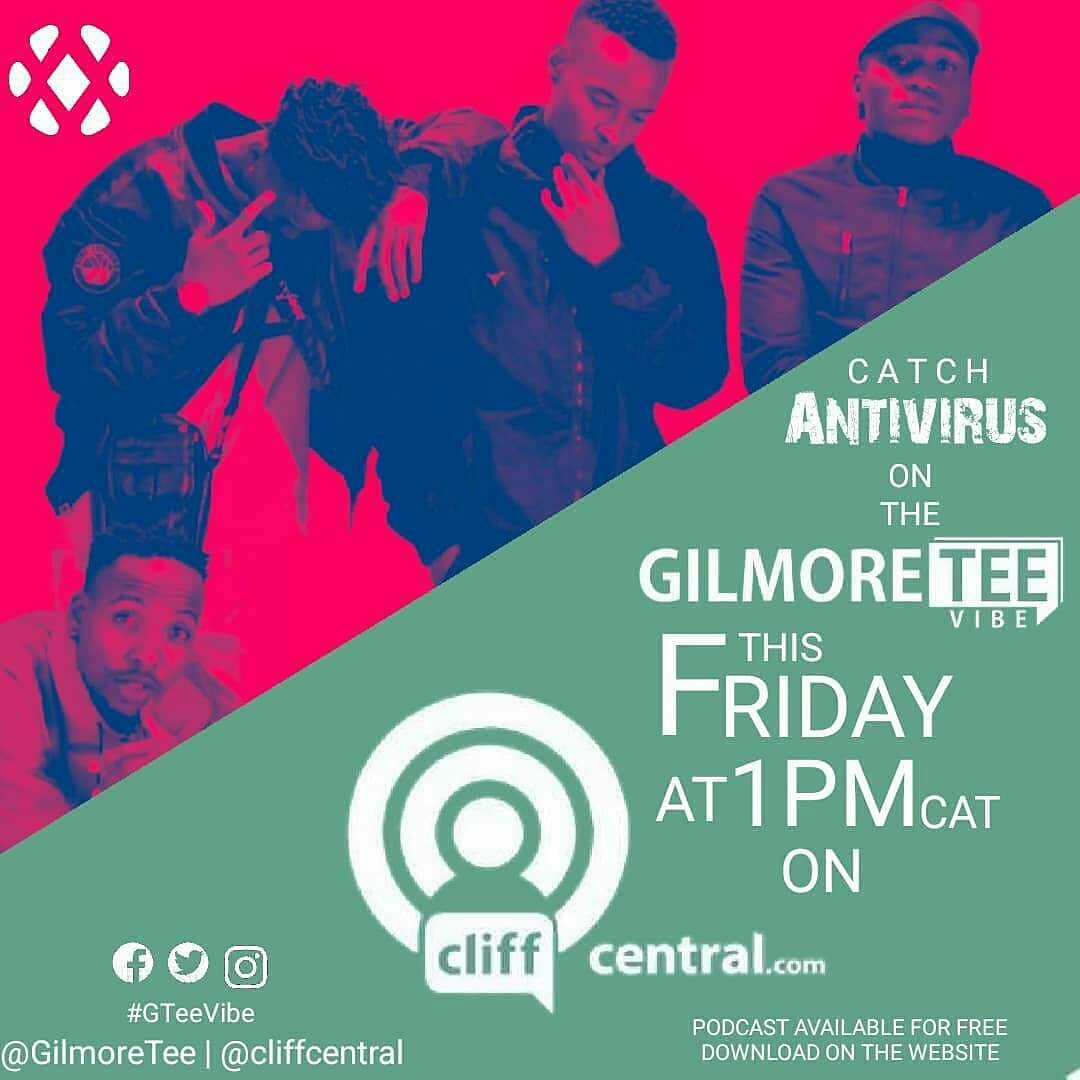 AntivirusZW's tweet photo. We'll be live this Friday on @cliffcentralcom with @GilmoreTee talking about out journey so far and our current projects... Exclusive!! #Gteevibe #MoveWithAv #hiphopdance #cliffcentral https://t.co/GqKaema29e