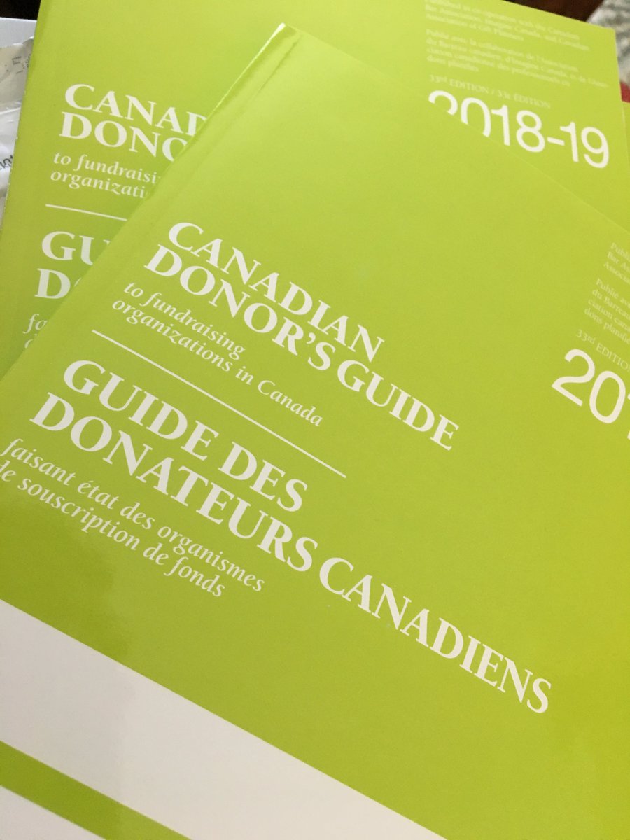 DonorsGuide's tweet photo. First copies off of the binder!  The 2018-19 Canadian Donor's Guide has been completed!  Now being packed then shipped to distributor.  Next week copies will start to travel across #Canada to over 17,000 key people.  Watch for yours to arrive! #PlannedGiving #charity https://t.co/sBZzdLSHqB