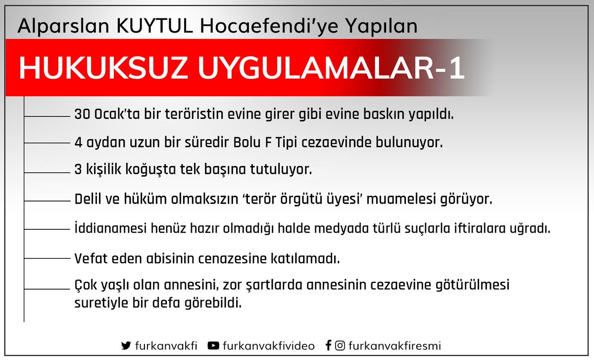 Alparslan Kuytul Hocaefendi'ye Yapılan Hukuksuz Uygulamalar-1

AlparslanHocam SerbestKalsın