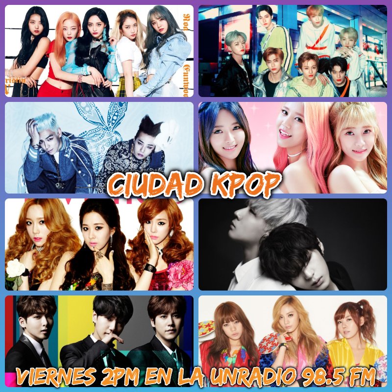 CiudadKpop's tweet photo. #NCT_Dream, #OrangeCaramel, #SUPERJUNIOR_KRY, #GD_TOP y #PRISTIN_V son algunas de las agrupaciones que estarán en nuestro especial de subunidades del Kpop.

La cita es mañana a las 2:00 PM por la UN Radio 98.5 FM y en la web de la emisora. https://t.co/xHe5HiJDJu