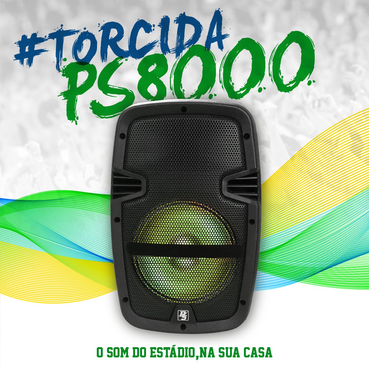 CHIPSCE's tweet photo. Caixa acústica multiuso PS-8000. O som do estádio onde você quiser e com quem você quiser.
#TorcidaPS8000 #CopadoMundo https://t.co/Hl40ZMNRON