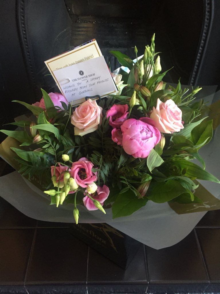 KaraP_Law's tweet photo. So lucky to have amazing colleagues! What a lovely surprise from @GordonsLLP beautiful flowers from @Flower__Shop__ 💐 this has definitely brightened up my day!  😊 #bestlawfirm #flowers https://t.co/xMaqYRUC7x