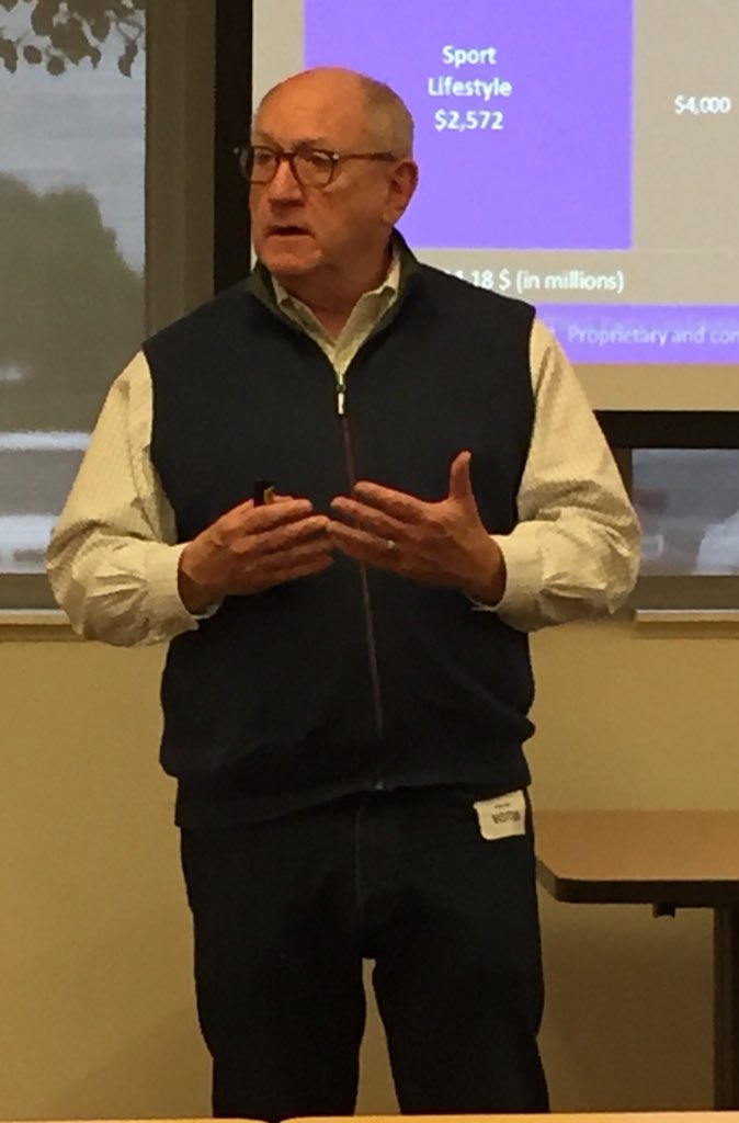 FinishLineNews's tweet photo. Always good to have @npdgroup senior industry advisor @NPDMattPowell in house to hear and learn about industry trends. Great data. Important insight. https://t.co/3PoDGkzDQH