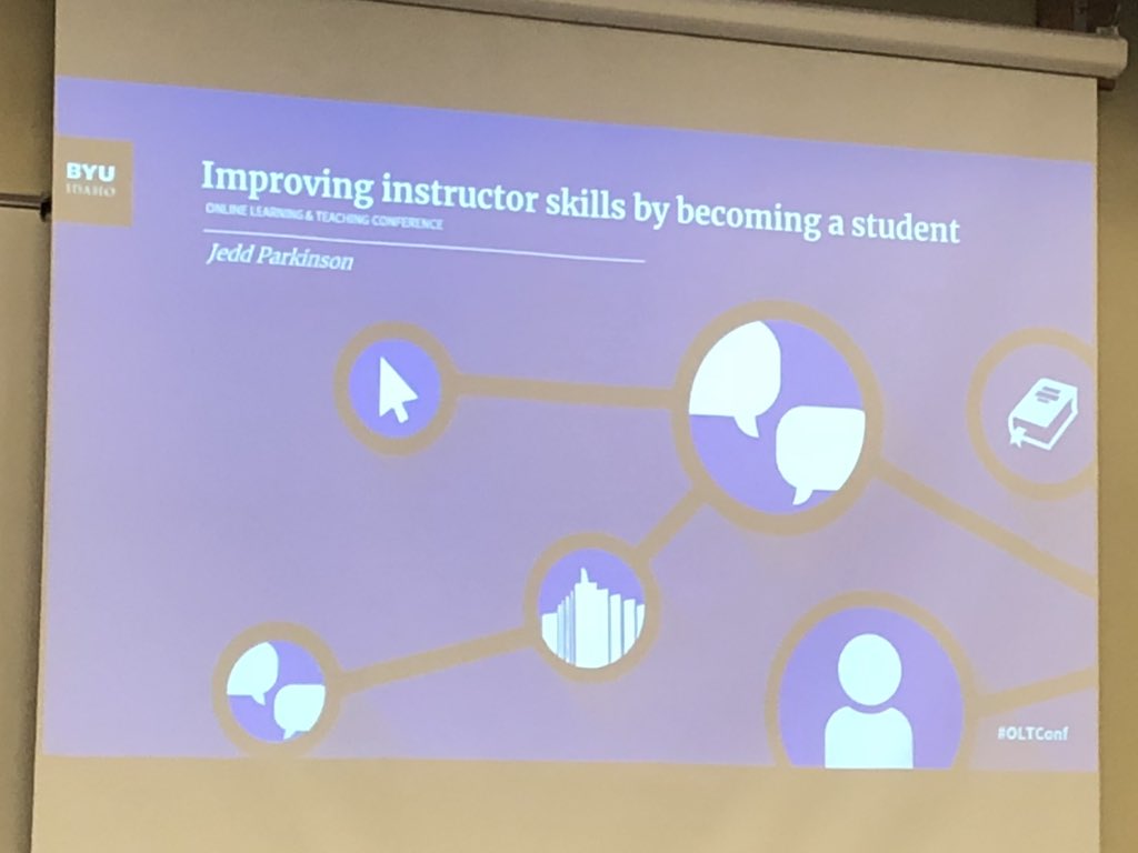 bbairdgen's tweet photo. Last breakout session of the day. I sure wish there were more. They have all been very good. #OLTConf https://t.co/I575ToGJ32