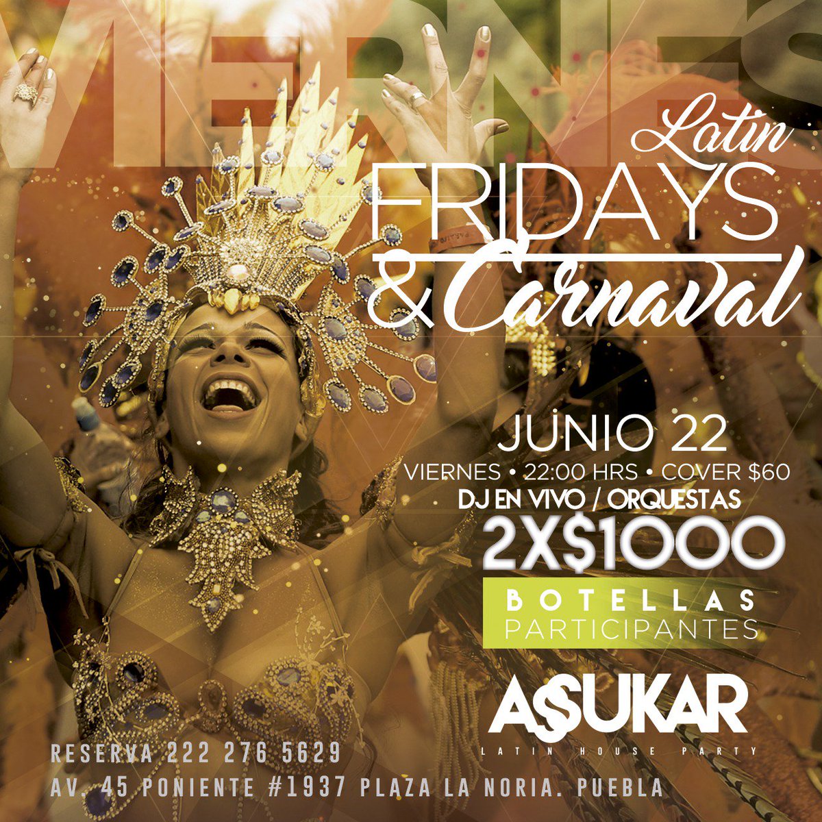 AssukarPuebla's tweet photo. Vamos a celebrar y a bailar toda la noche!!!
@AssukarPuebla
#LatinHouseParty
#FelizCumple
Rsv Whatss 2222765629 https://t.co/QBZT6qds0J