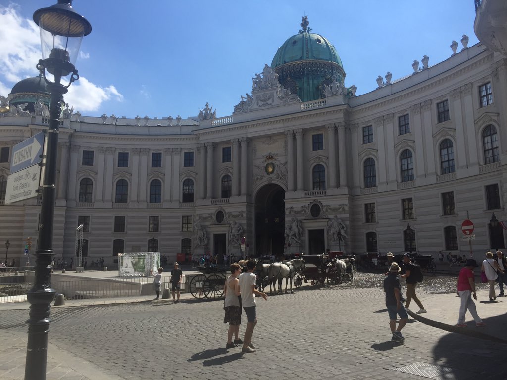 emilymaydt's tweet photo. EMDT has arrived in Vienna! We can't wait to perform Deluge tomorrow at Narratives in Motion, an ancient dance symposium at University of Vienna! https://t.co/AvW6ozrdZh
