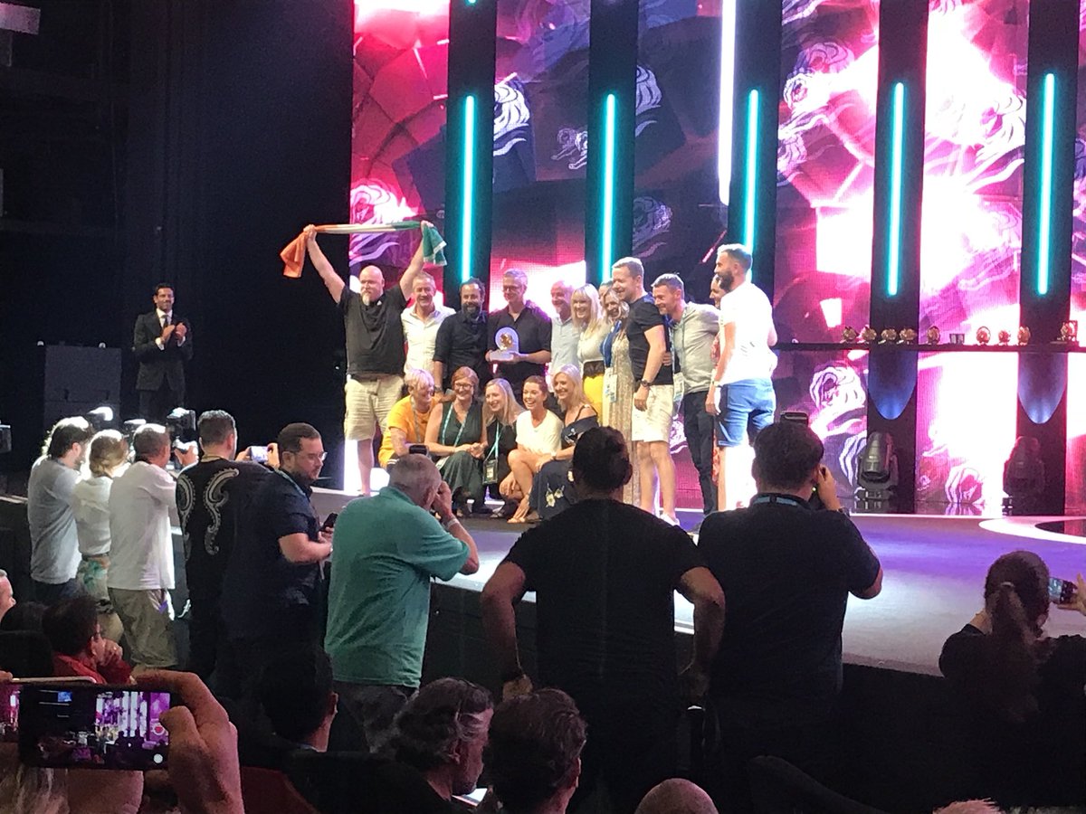 Discomark's tweet photo. @Rothco win another gold! #CannesLions18 #GreaterExperiences @AccentureACTIVE @Accenture_Irl https://t.co/ItppMbjEF9