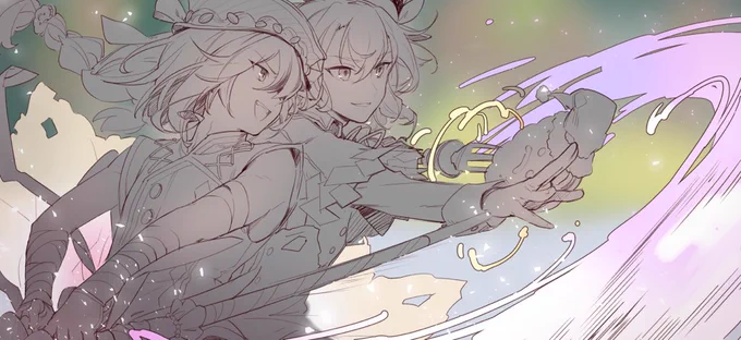 兄さんたち。描く途中ー 