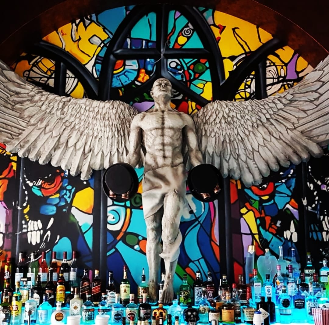 DiscoverLeices's tweet photo. We visited the newly opened @SpiritsBarUK in Leicester.

The venue is unlike anywhere in the city, with a unique gothic feel.
 
The stars of the show were the fantastic cocktails. Our favourites were the Mango &amp; Chilli Margarita, Cherry Bakewell &amp; Phobia.

#Leicester #Cocktails https://t.co/NmqIXY9WDJ