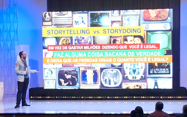 Storytelling vs Storydoing - Em vez de gastar milhões dizendo que você é legal, faz alguma coisa bacana de verdade, e deixa que as pessoas digam o quanto você é legal?  Christovam Bluhm Jr no #GAiNDSA  #GAiN2018