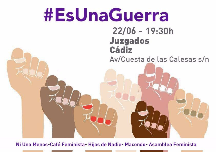 lapoderiofem's tweet photo. 🔥Contra la #JusticiaPatriarcal 🔥
🚩 Málaga 19h Pz Constitución
🚩Granada 19h Pza Nueva
🚩 Jaén  19h Sub Gobierno
🚩 Sevilla  20h Plza Nueva
🚩Almería  20h Pza Educador
🚩 Córdoba 20:30 B. GranCapitán
🚩 Huelva 19h Pza Monjas
🚩 Cádiz 19:30 Cuesta Calesas 
#Yosítecreo  #LaManada https://t.co/6rU8TMtmzJ