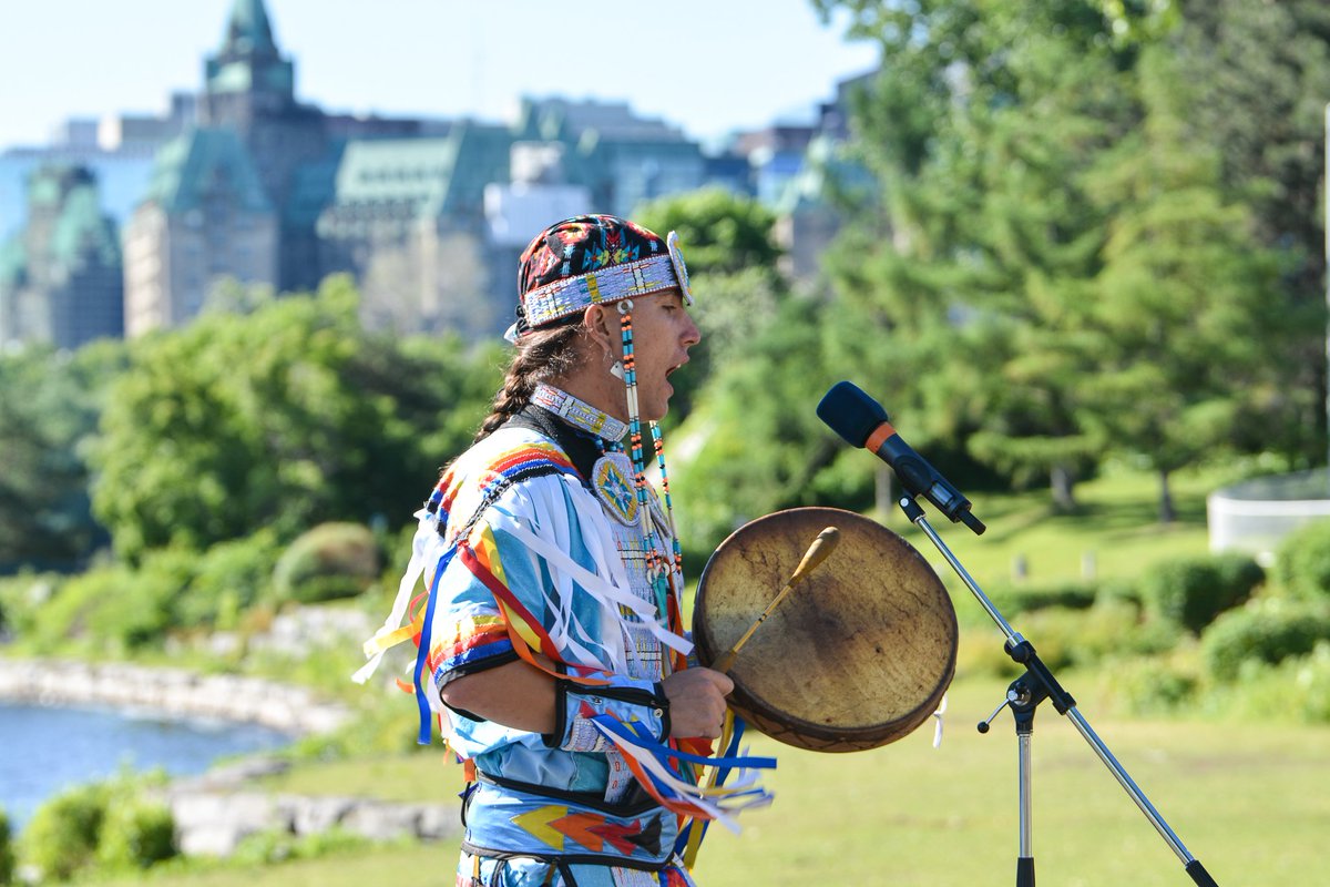 DanKatz_ott's tweet photo. Was amazing to be at this morning's kickoff of #NationalIndigenousPeoplesDay such great speeches and performers marking such an important celebration for First Nations peoples #NIPD2018 https://t.co/UglzgsV1bu