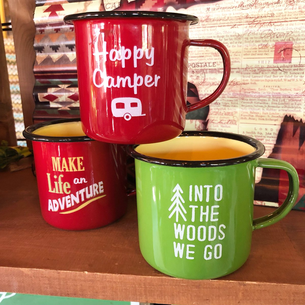 Weekend plans!?!?
How about some camping?
#anniestradingpost #shopsmall #shoproseau #shoplocal #campingmugs #happycamper #intothewoodswego
