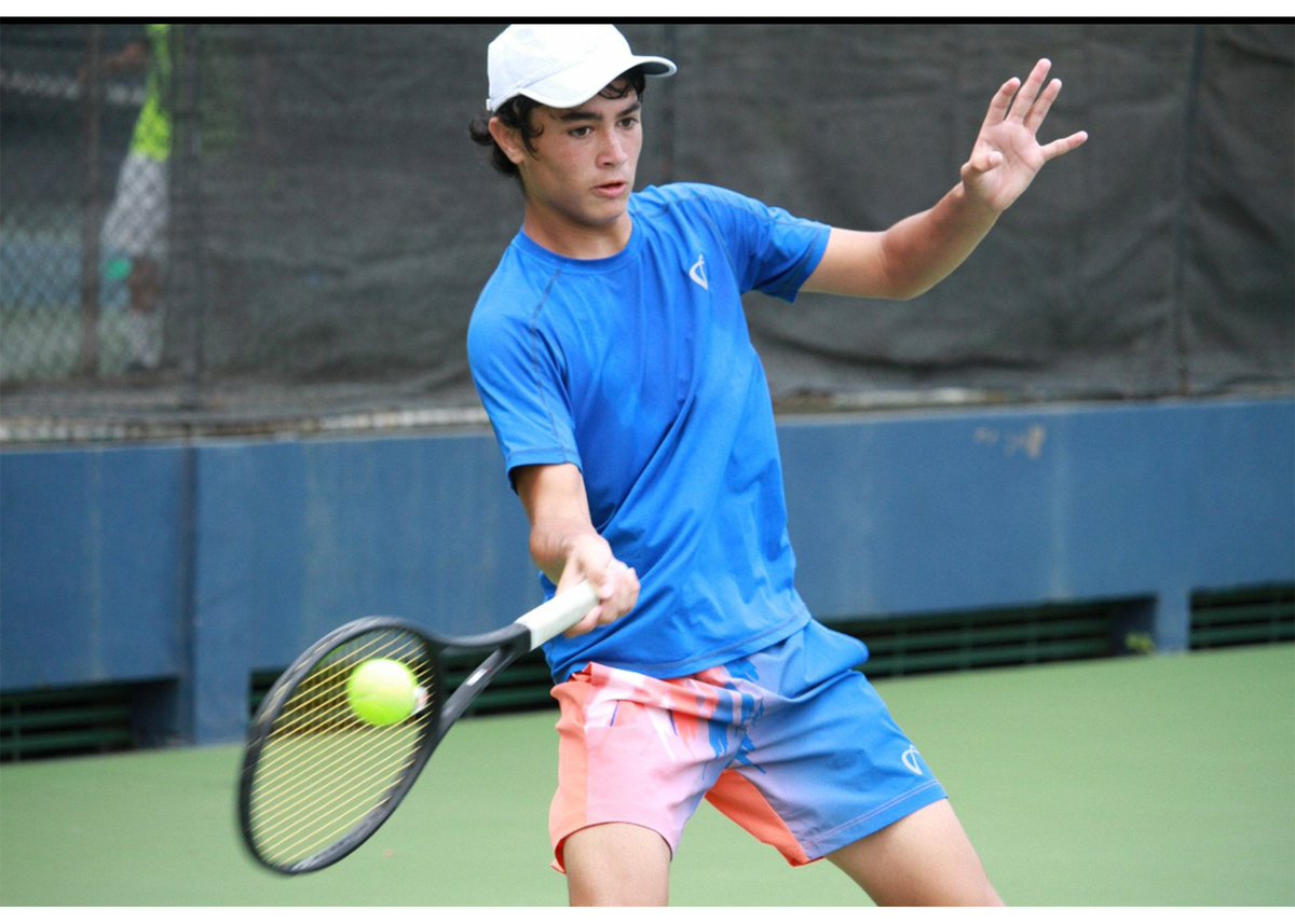 AthleticDNA's tweet photo. Alejandro Licea is this week’s Top Player Thursday! He #won the Copa Mundo Maya U14 in Guatemala in singles and doubles! #athleticdna #adna #bornforthis #wornbythefuture #tennis #topplayer #topathlete #topplayerthursday #athlete #sponsored #winner #congrats https://t.co/YC0SkXHR4m