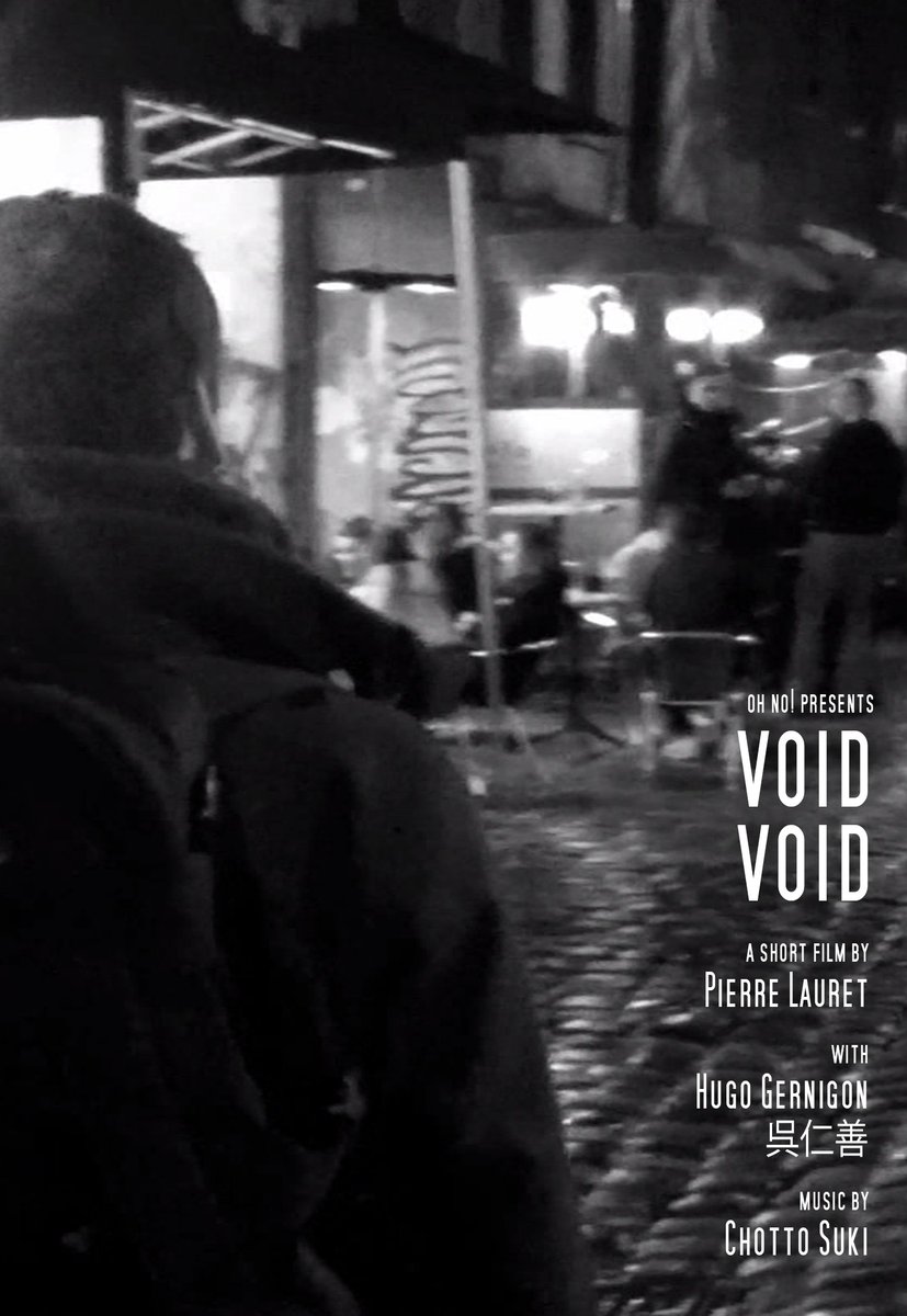 YerpOno's tweet photo. Mon court-métrage #voidvoid sera projeté dans le cadre de la troisième édition d'#InterculturalVisualForm organisée par @formatova ! Rendez-vous le 22 juin au Café de la Commune Libre d'Aligre et les 25 et 26 juin au Salon Art Contemporain &amp; Street Art (Place Saint-Sulpice) ! https://t.co/JPKN3RFdgm