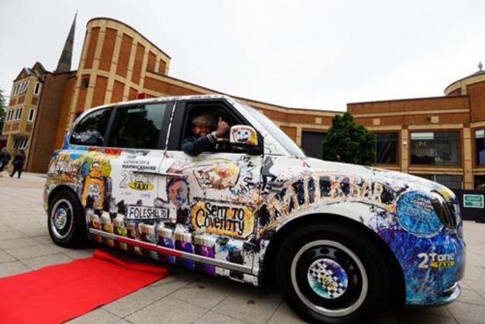BBCCWR's tweet photo. Itโs #prom season - on The C Word with @Letitia_George on Monday night, she had an idea to take four passengers to their prom in our special #Coventry 2ToneTaxi. Are you interested? Tell us why #takemetoprom #covcab https://t.co/LVzjRd6cF1