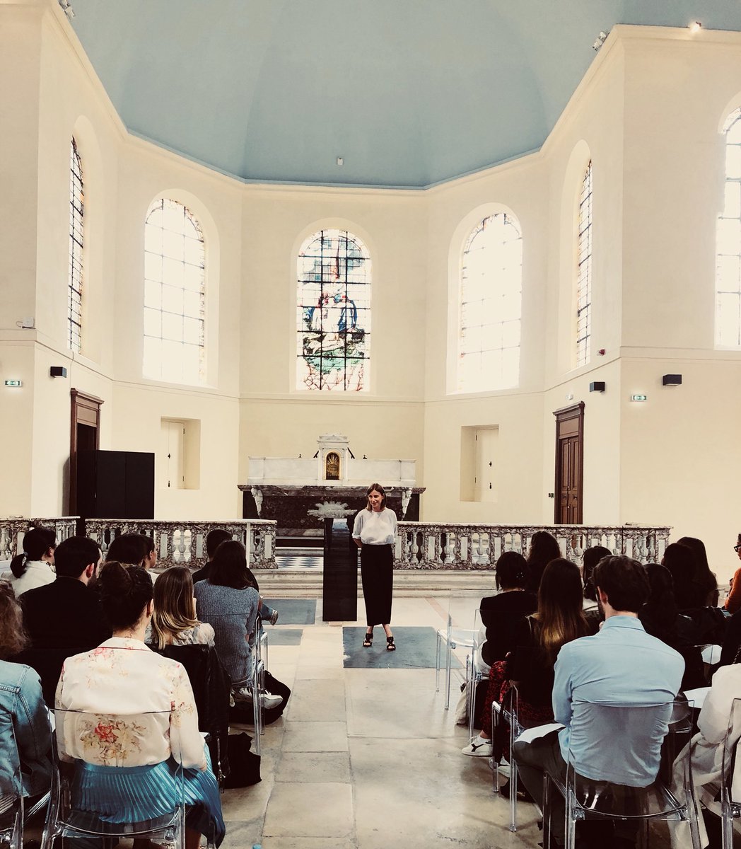 Tatianajama's tweet image. Incredible experience for the #kering #Media &amp;amp; #Innovation Day 🤖❤️ #pitch #church 🙏🏼 @KeringGroup @Lararouyres @VisualBot_